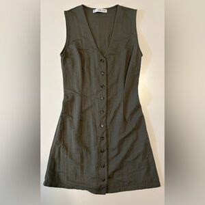 UNWORN Mango Sleeveless Dress. Green Size 2